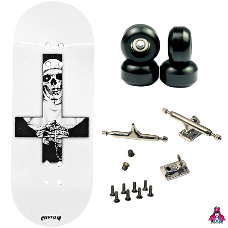 Fingerboard Performance Completo 34mm - Deck Custom + Trucks PRO 3.0 + Rodas CNC' V2 Street + Tape Alien Stardust II