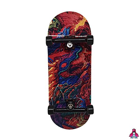 Setup Completo Deck Custom Performance Series 34x97mm + Rodas Custom *Restro* Shape Black + Truck PRO 2.0 34mm Black + Tape Custom + Pivot Cups