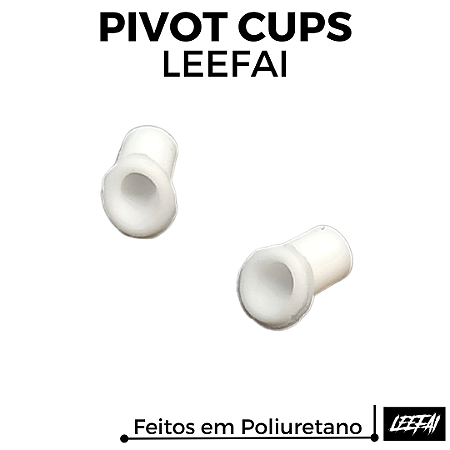Par Pivot Cups Leefai Poliuretano cor Branco