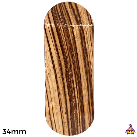 Deck Custom Minimalism Exotic - Molde High - 34mm "Laminatto Zebrano"