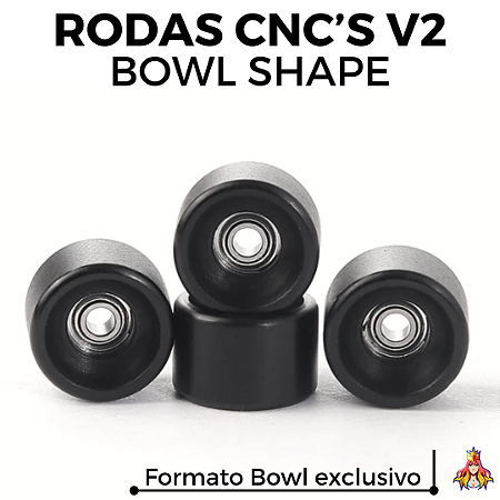 Rodas Custom CNC V2 Bowl Shape - Black