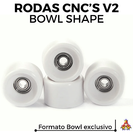Rodas Custom CNC V2 Bowl Shape - White