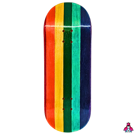 Deck marca Custom linha *Obscure* 34x96.5mm ''Pro Model Ju'' Split-Ply Popsicle Shape (Collab D'oh) + Tape Alien V2