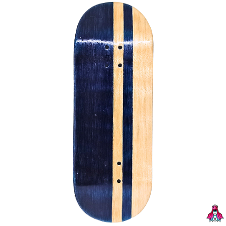Deck marca Custom linha *Obscure* Split-Ply (33.5x96mm)(6.9g)(Popsicle Shape)(Collab D'oh) + Tape Alien V2
