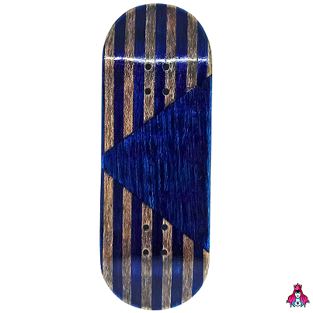 Deck marca Custom linha *Obscure* Split-Ply (33.5x96mm)(6.6g)(Popsicle Shape)(Collab D'oh) + Tape Alien V2