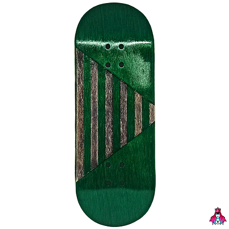 Deck marca Custom linha *Obscure* Split-Ply (33x95.5mm)(6.6g)(Popsicle Shape)(Collab D'oh) + Tape Alien V2