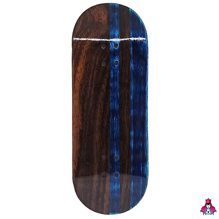 Deck marca Custom linha *Obscure* Split-Ply (33.5x96mm)(6.7g)(Popsicle Shape)(Collab D'oh) + Tape Alien V2