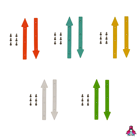 Kit de Boardrails Custom - Modelo "Arrow" - *Diversas Cores*