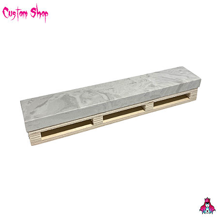 Obstáculo marca ''Custom'' modelo  *Marble-Box*  cor ''Pearl Marble''  (Stone Series)
