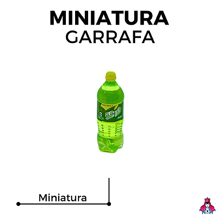 Miniatura Garrafa Refrigerante Verde 2l