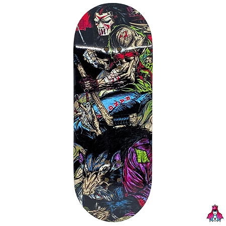 Deck marca Custom linha *Premium Series* medida 34x96mm modelo “Master Splinter“ + Tape Alien Stardust V2