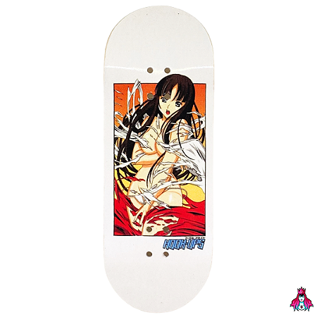 Deck marca Custom linha *Premium Series* medida 34x96mm modelo “Hook-Ups“ + Tape Alien Stardust V2