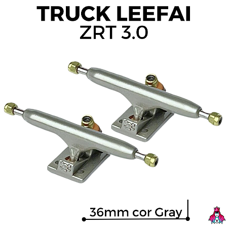 Par de Trucks Leefai ZRT 3.0 36mm cor Gray