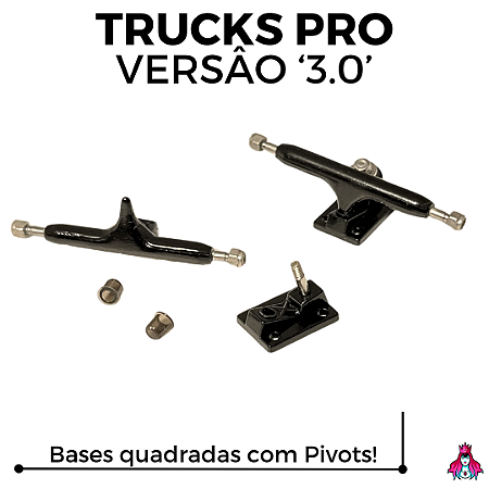 Par de Trucks Custom PRO 3.0 34mm cor Black