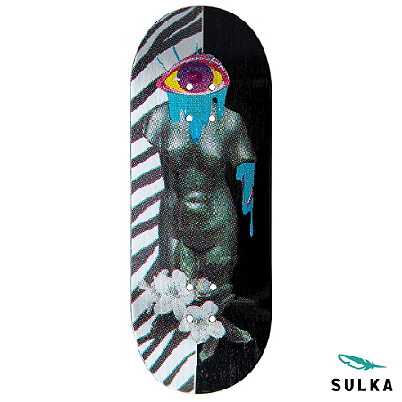 Deck marca Sulka modelo ''Zebratomic'' 34mm *New Mold* formato ''Regular'' Heat Transfer Real Wear