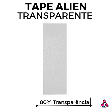 Tape marca Alien modelo Worm Hole versão 100% Transparente