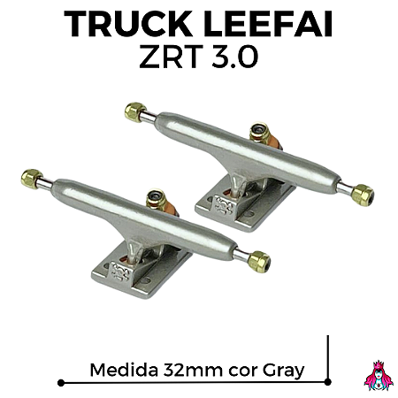 Par de Trucks Leefai ZRT 3.0 32mm cor Gray