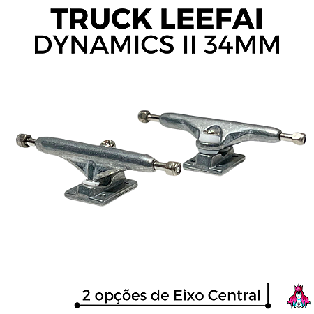 Trucks Leefai Dynamics II 34mm cor Raw (Eixo Regular e Invertido)