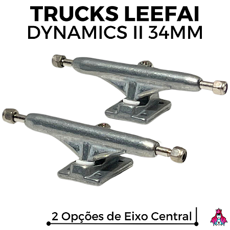 Trucks Leefai Dynamics II 34mm cor Raw (Eixo Regular e Invertido)