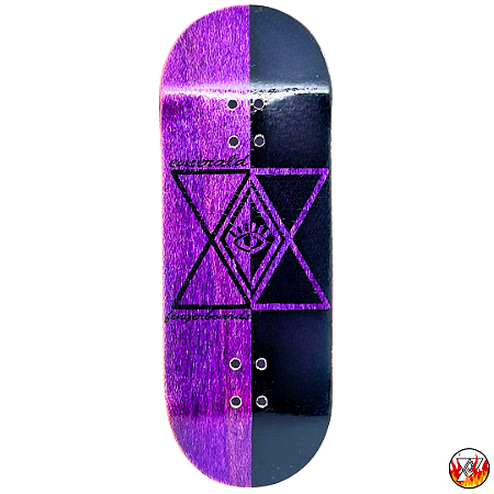 Deck Emerald ''Logo Purple'' 33x96mm Heat-Transfer