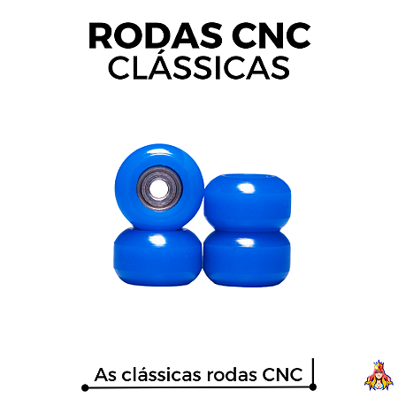 Rodas marca Custom modelo ''CNC'' na cor Azul