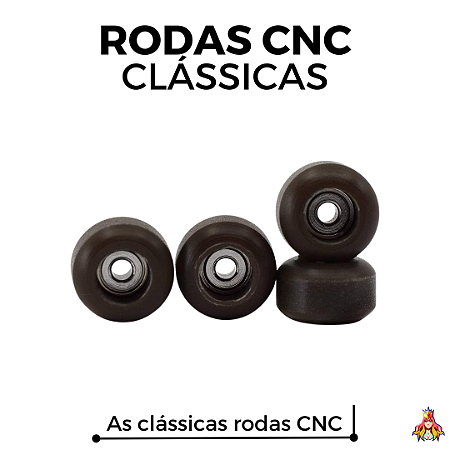 Rodas marca Custom modelo ''CNC'' na cor Marrom