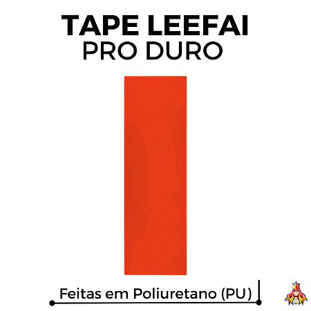 Tape Leefai versão Pro Duro Poliuretano (PU) cor Vermelho Lava