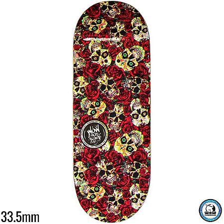 Deck WoW Graphic Series - Pads Skull Roses - Deep - Street - 33.5mm