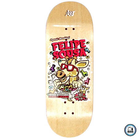 Deck WoW Graphic Series - Pro Model Felipe Souza - Deep - Street - 33.5mm