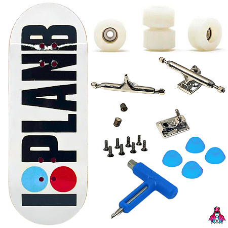 Fingerboard Premium Completo - PRO 34mm - Deck Custom + Rodas Apex + Trucks PRO 3.0 + Mini Ferramenta + Bushings + Tape