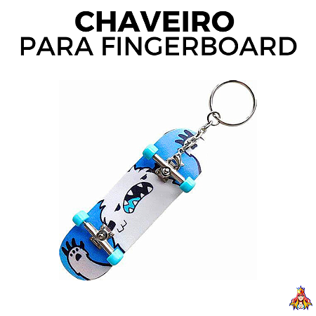 Chaveiro com Presilha para Fingerboard da marca ''Leefai'' (Com Encaixe Abre / Fecha)