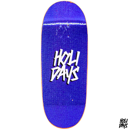 Deck Holidays 34mm - Egg Shape - Medium Mold - Model Logo Blue