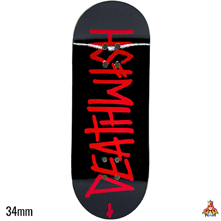 Deck Custom Premium 34mm - “DeathWish“ - com Tape Alien