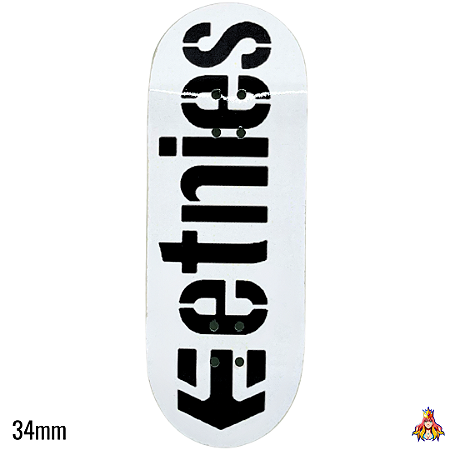 Deck Custom Premium 34mm - “Etnies“ - com Tape Alien