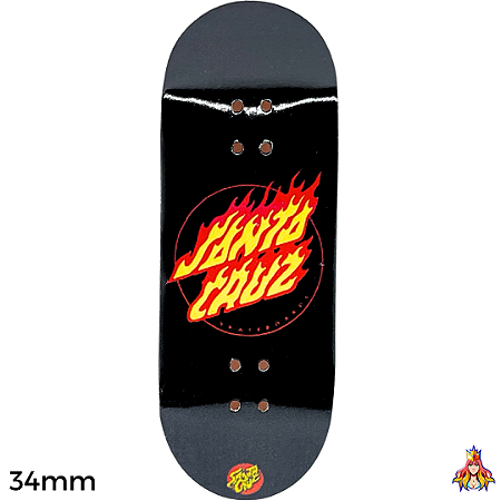 Deck Custom - Premium Series - 34mm - Santa Cruz Fire (2026)