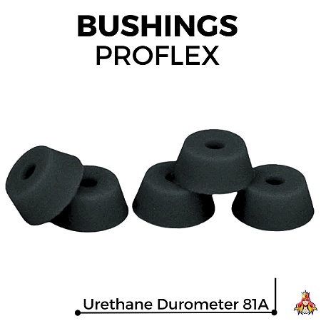 Kit de Bushings Custom ProFlex Edition Urethane Durometer 81A Black