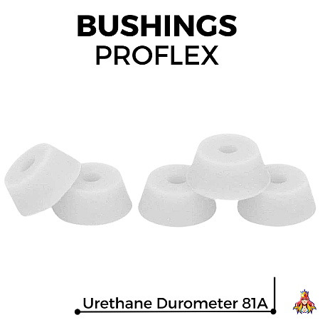 Kit de Bushings Custom ProFlex Edition Urethane Durometer 81A White