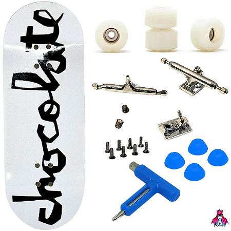 Fingerboard Premium Completo - Custom - 34mm - Chocolate