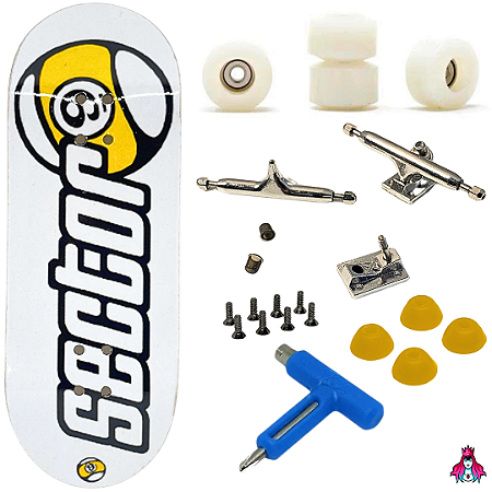 Fingerboard Premium Completo - Custom - 34mm - Sector 9
