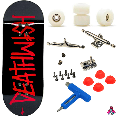 Fingerboard Premium Completo - Custom - 34mm - DeathWish