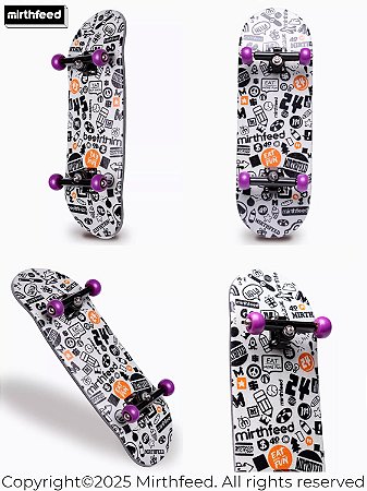 Fingerboard Completo Mirthfeed 32.5mm Heat-Transfer modelo Doodle
