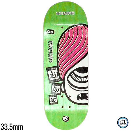 Deck WoW Graphic Series - RESPEITA Cool cor Green - Deep - Street - 33.5mm
