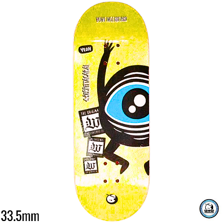 Deck WoW Graphic Series - RESPEITA Yeah cor Yellow - Deep - Street - 33.5mm