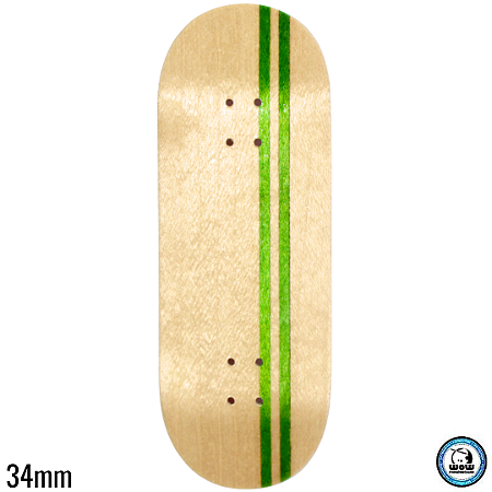 Deck WoW Split Ply Series - Line Green - Street - 34mm