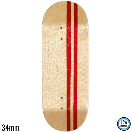 Deck WoW Split Ply Series - Line Red - Street - 34mm