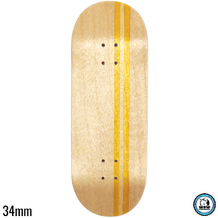 Deck WoW Split Ply Series - Line Yellow - Street - 34mm