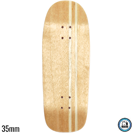 Deck WoW Split Ply Series - Line White - Bowl - Deep 35mm