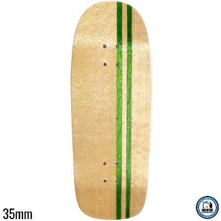 Deck WoW Split Ply Series - Line Green - Bowl - Deep 35mm