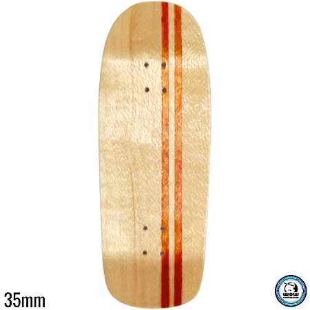 Deck WoW Split Ply Series - Line Orange - Bowl - Deep 35mm