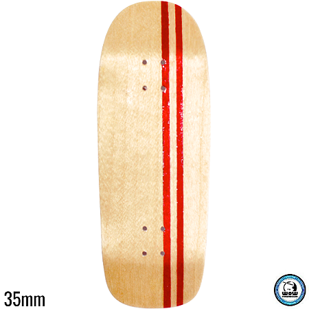 Deck WoW Split Ply Series - Line Red - Bowl - Deep 35mm
